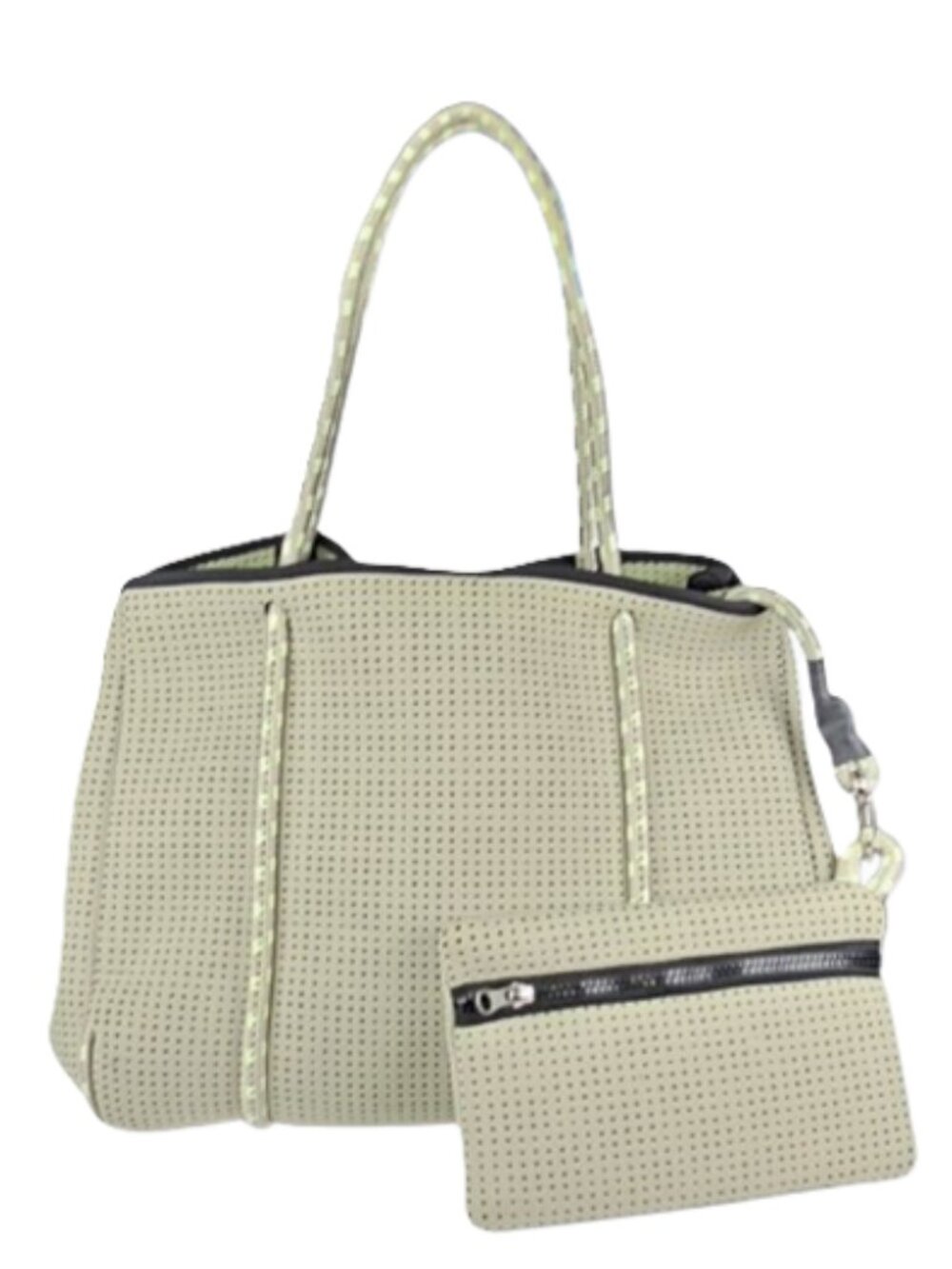 POPUPS Everyday Griege Expandable Tote Beach Gym Travel Bag Detachable Pouch